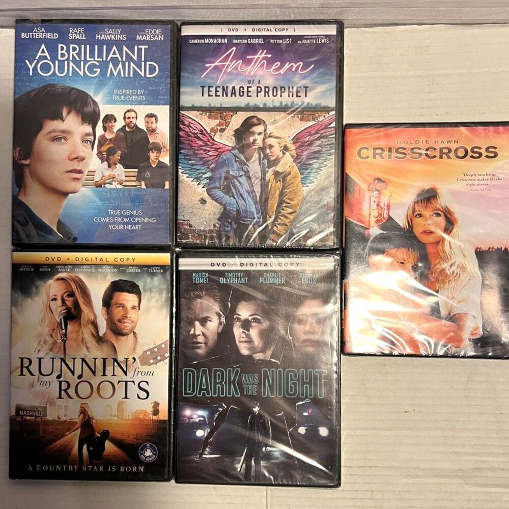 5 Drama Movies NEW on DVD Goldie Hawn Criss Cross Marisa Tomei Running from Root